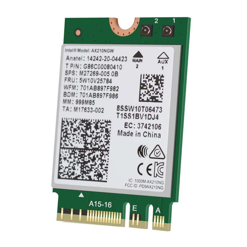 AX210 M.2 Wifi Card Module