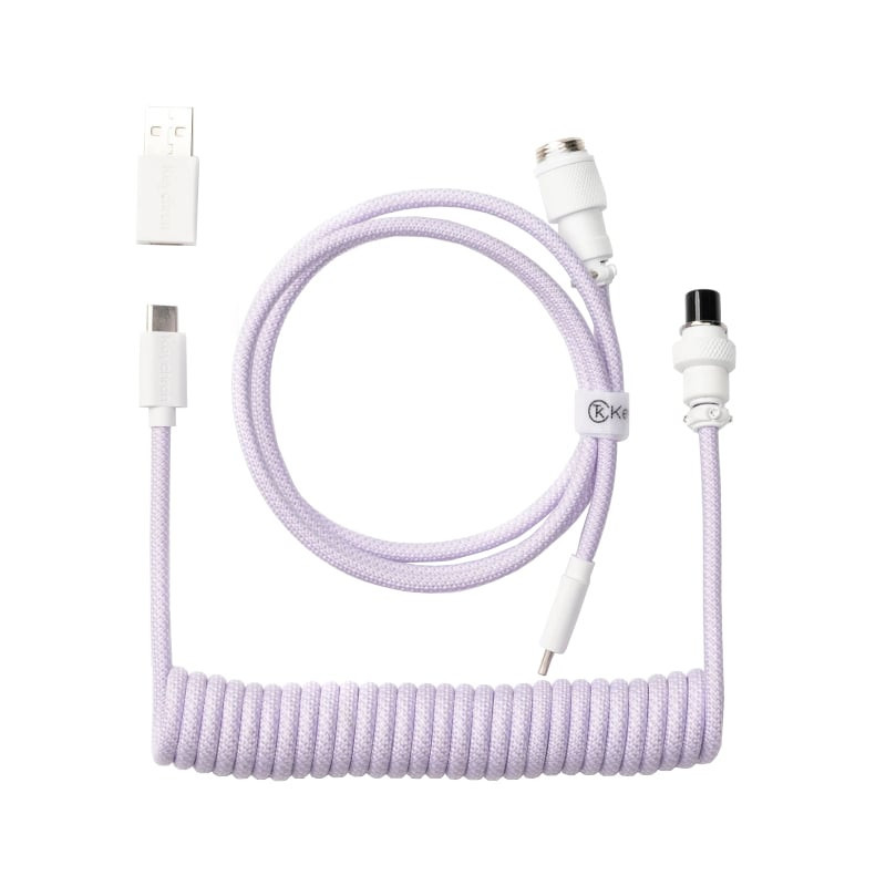 Coiled Aviator Cable – Light Purple/Straight