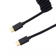 Coiled Aviator Cable – Black/Straight