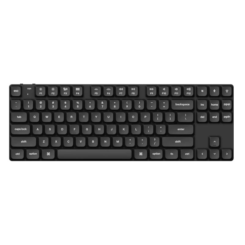 Double Shot PBT LSA Full Keycap Set – Black