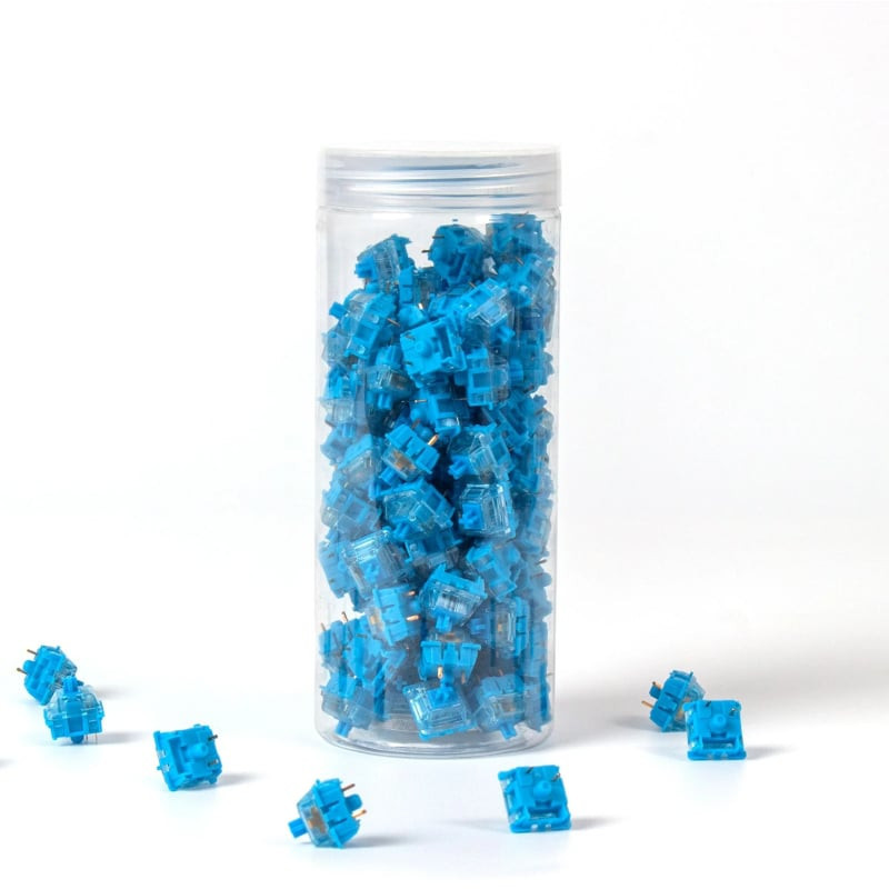 Blue Gateron Phantom Switches 110 pcs