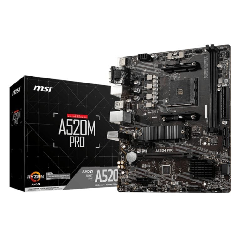 A520M-PRO AMD AM4 MATX Gaming Motherboard