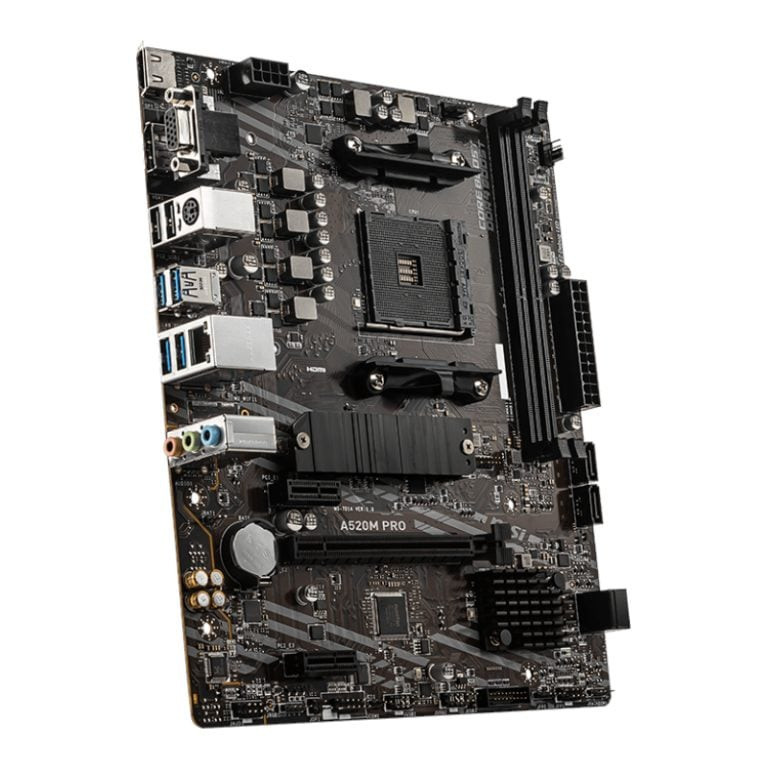 A520M-PRO AMD AM4 MATX Gaming Motherboard