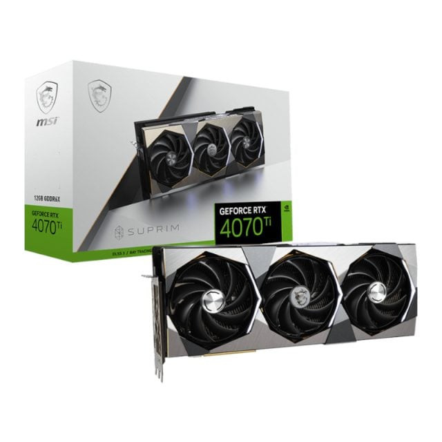 Nvidia GeForce RTX 4070Ti Suprim 12G GDDR6X 256-BIT Graphics Card