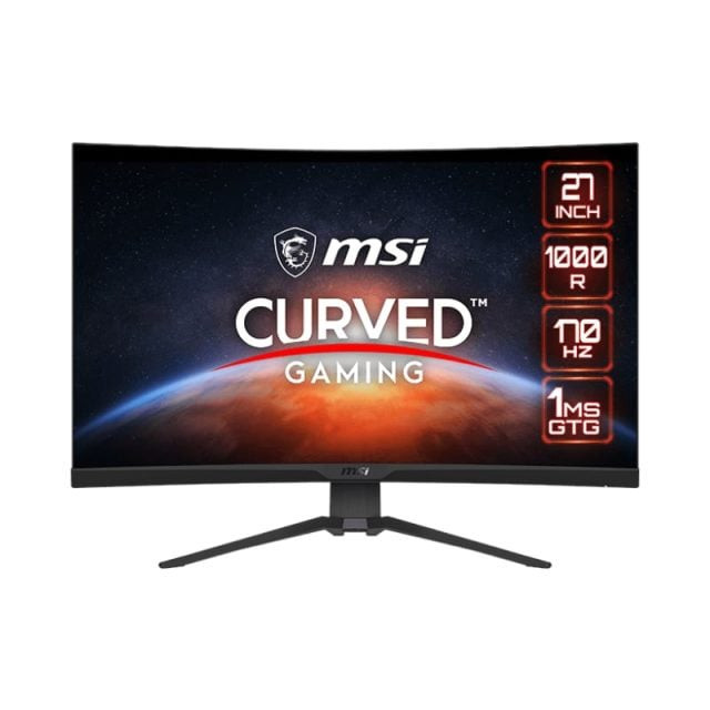 MAG275CQRF-QD 27″ VA Curved Gaming Monitor (1000R, 2560×1440, 1ms, 170Hz)