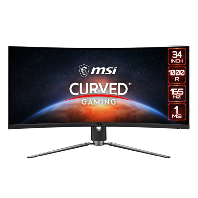 ARTYMIS 34″ VA Ultrawide Curved Gaming Monitor (1000R, 3440×1440, 1ms, 165Hz)