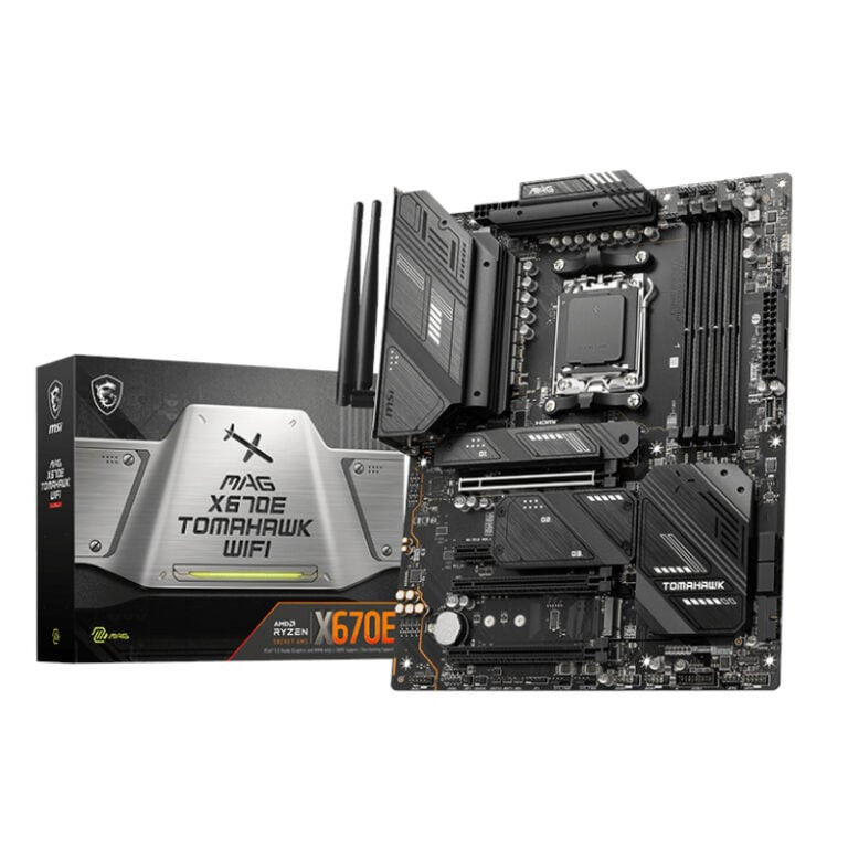 MAG X670E TOMAHAWK WIFI AMD AM5 ATX Gaming Motherboard