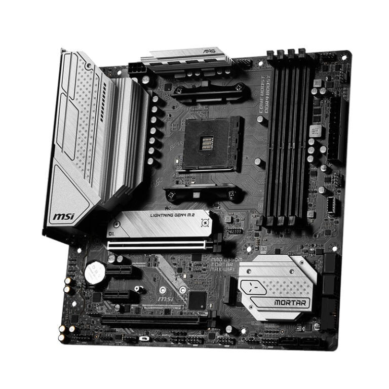 B550M MORTAR MAX WIFI AMD AM4 M-ATX Gaming Motherboard