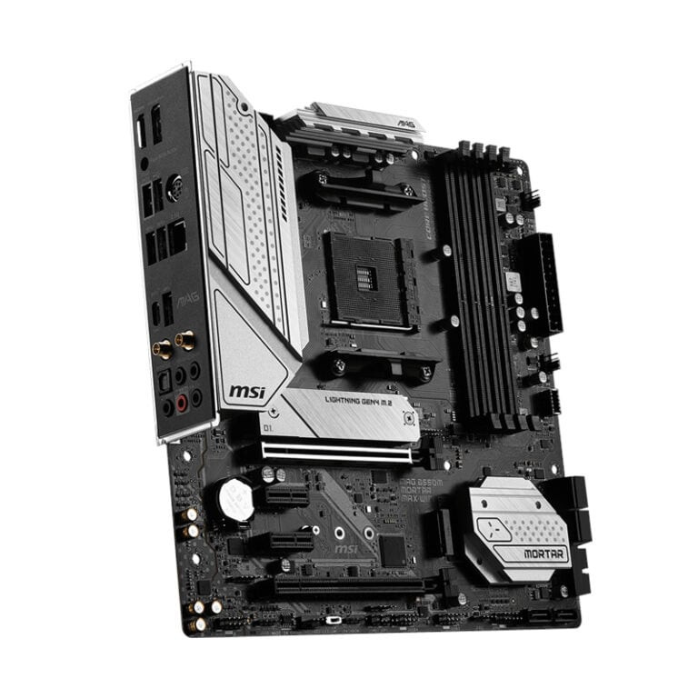 B550M MORTAR MAX WIFI AMD AM4 M-ATX Gaming Motherboard