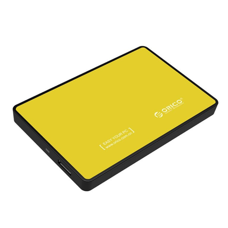 2.5″ USB3.0 External HDD Enclosure – Yellow