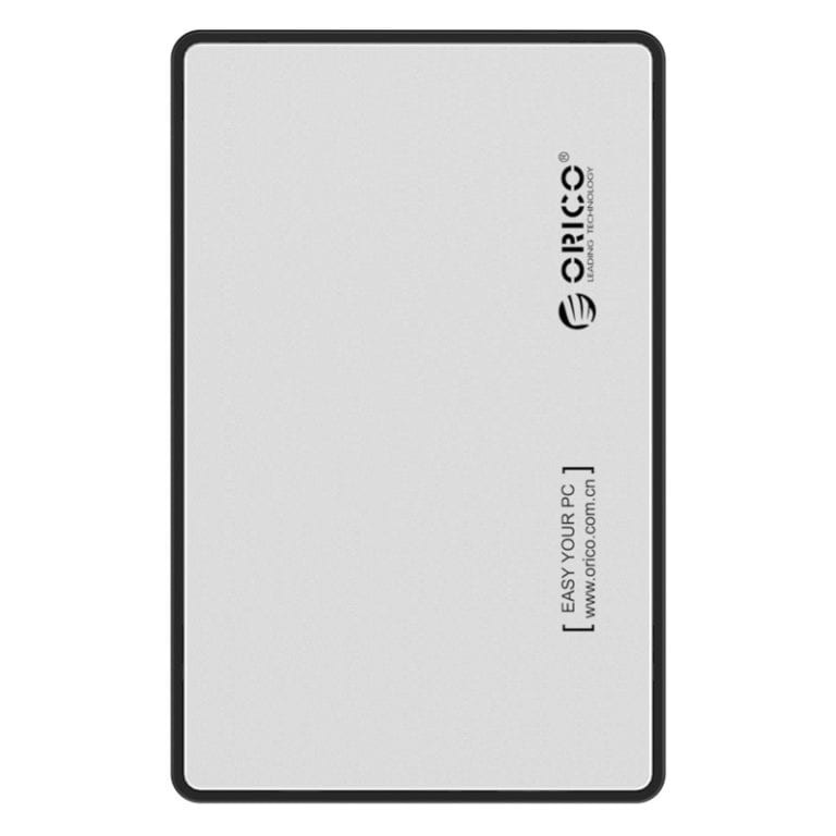 2.5″ USB3.0 External HDD Enclosure – Silver