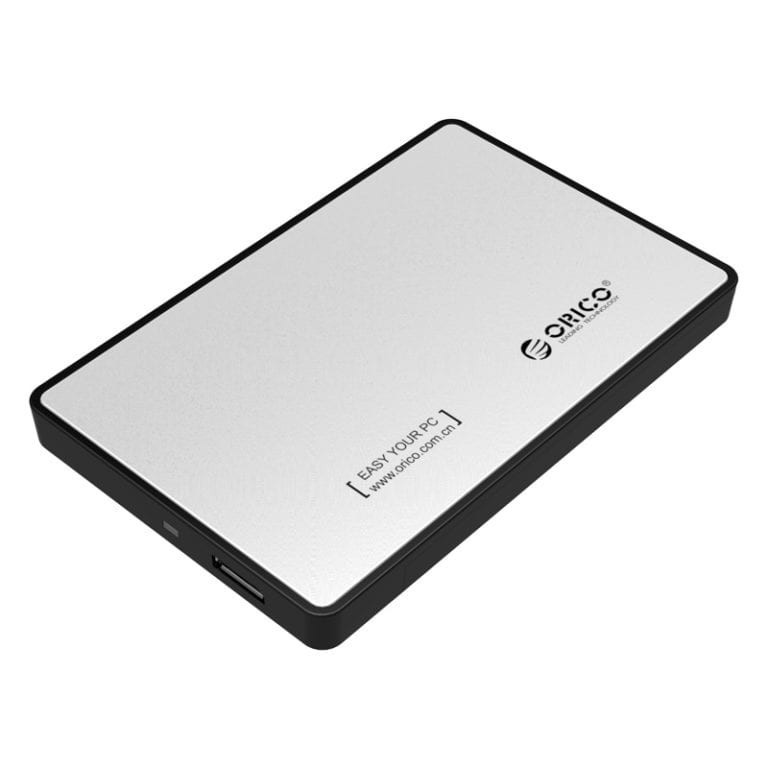 2.5″ USB3.0 External HDD Enclosure – Silver