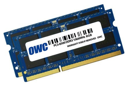 Mac 16GB Kit (2x8GB) 1066Mhz DDR3 SODIMM Memory