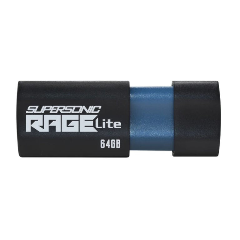 Rage Lite 64GB USB3.2 Flash Drive – Black