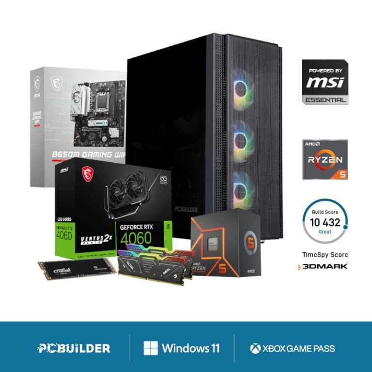 AMD Ryzen 5 7600 SPECIALIST Windows 11 Gaming PC