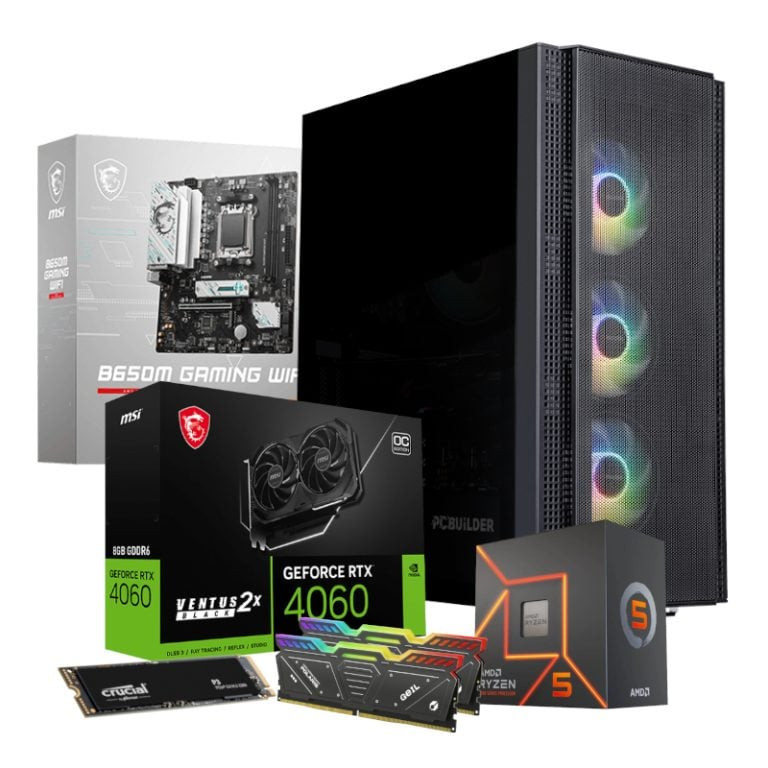 AMD Ryzen 5 7600 SPECIALIST Windows 11 Gaming PC