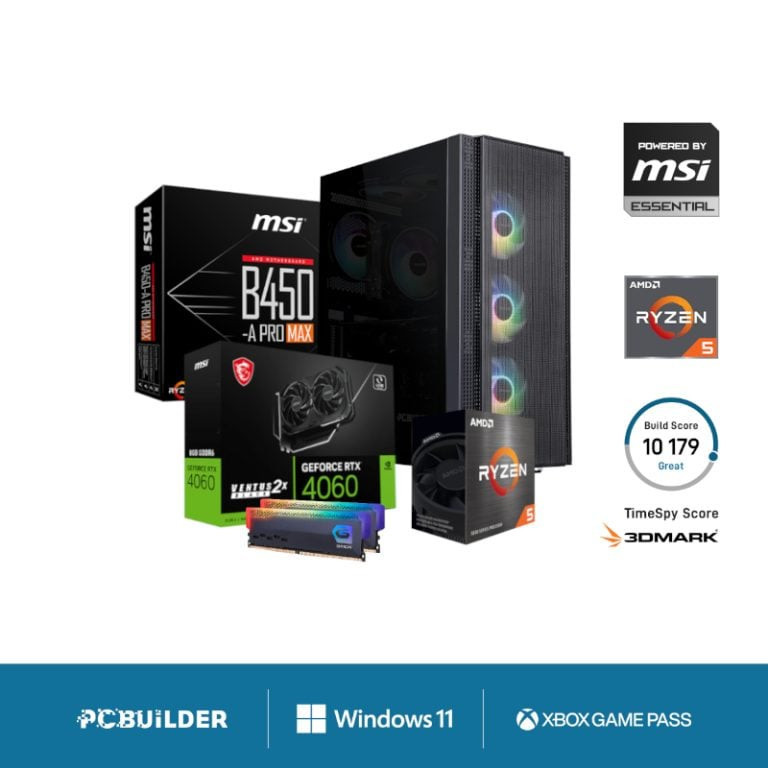 AMD Ryzen 5 5600X BARRICADE Windows 11 Gaming PC