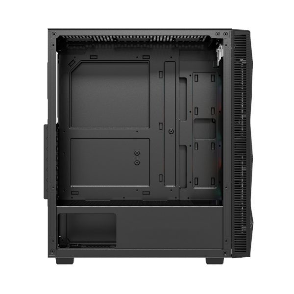 ATX  Micro-ATX  Mini-ITX RGB Mid-Tower Gaming Chassis Black