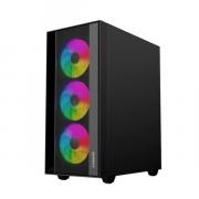 V1000TBS ATX  Micro-ATX  Mini-ITX ARGB Mid-Tower Gaming Chassis Black