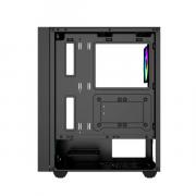 V1000TBS ATX  Micro-ATX  Mini-ITX ARGB Mid-Tower Gaming Chassis Black