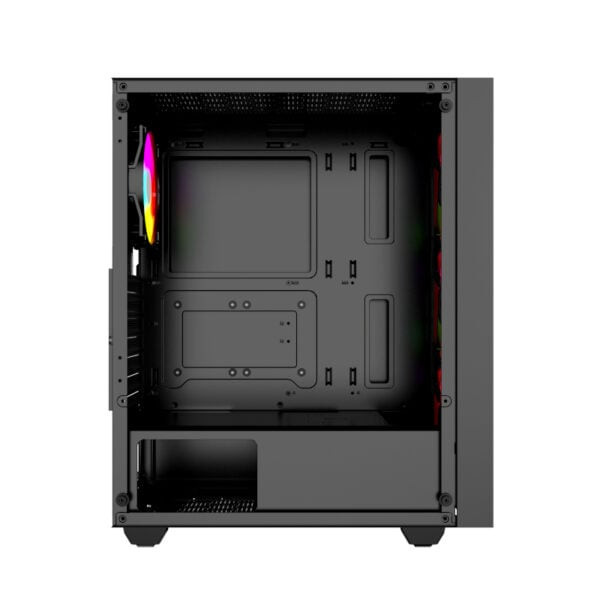 V1000TBS ATX  Micro-ATX  Mini-ITX ARGB Mid-Tower Gaming Chassis Black