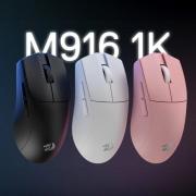 M916 PRO 1K 3-Mode Wireless Gaming Mouse Pink