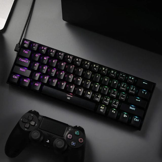 DRAGONBORN Wired Mechanical Keyboard RGB 67Key Design Black