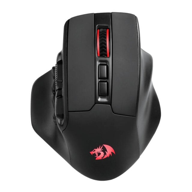 Aatrox Wireless 6200DP RGB MMO Gaming Mouse – Black