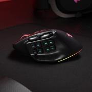 Aatrox Wireless 6200DP RGB MMO Gaming Mouse – Black