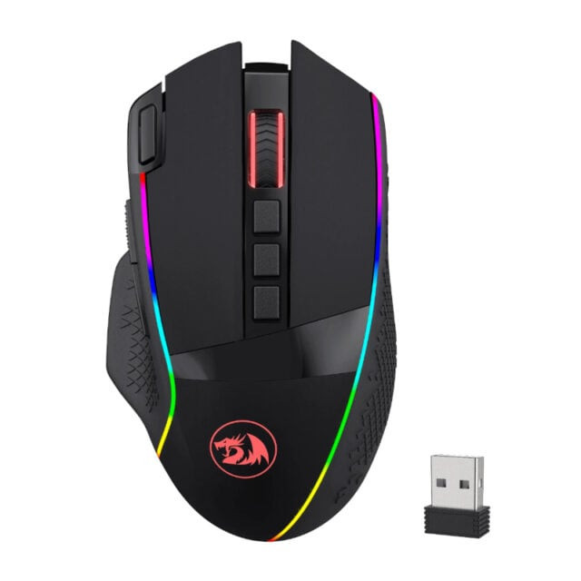 Enlightment 19000DPI RGB Wireless Gaming Mouse – Black