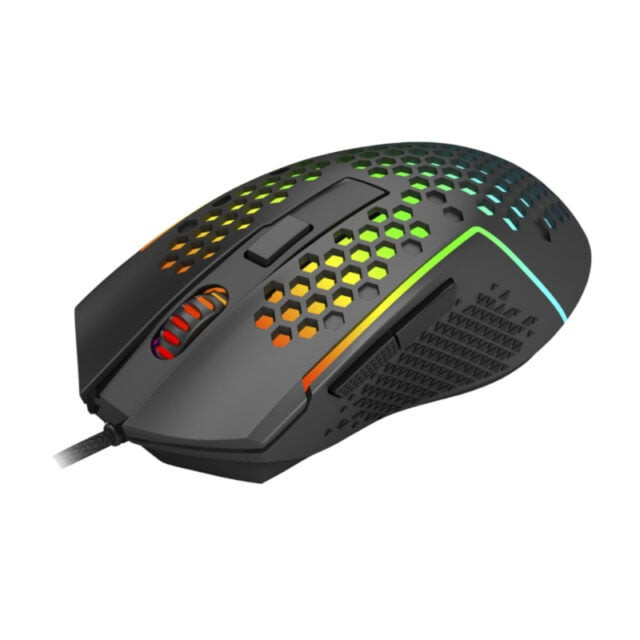 Reaping 6200DPI RGB LightWeight 65g Gaming Mouse – Black