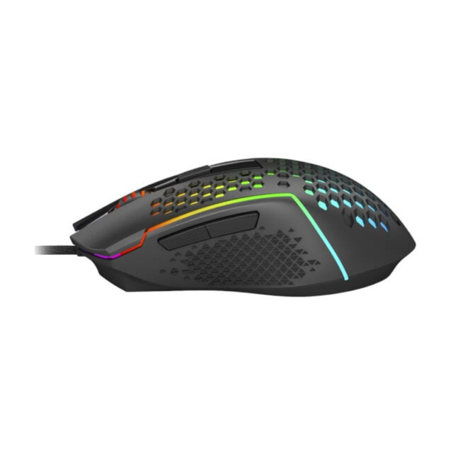 Reaping 6200DPI RGB LightWeight 65g Gaming Mouse – Black