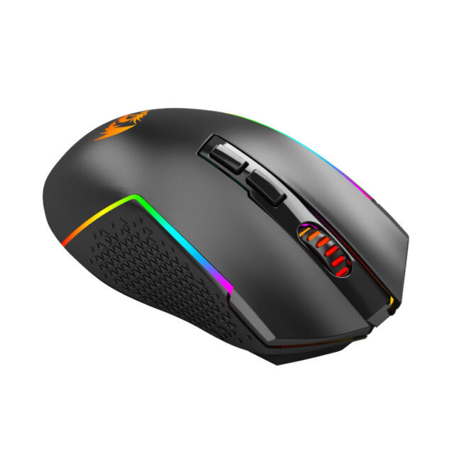 Trident Pro 8000DPI RGB Gaming Mouse – Black