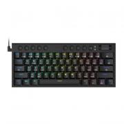 Horus Mini 61Key Red Switch RGB Low Profile Gaming Mechanical Keyboard – Black