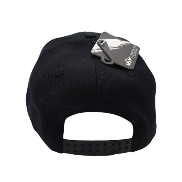 PREMIUM SNAPBACK FLAT PEAK CAP – BLACK