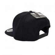 PREMIUM SNAPBACK FLAT PEAK CAP – BLACK