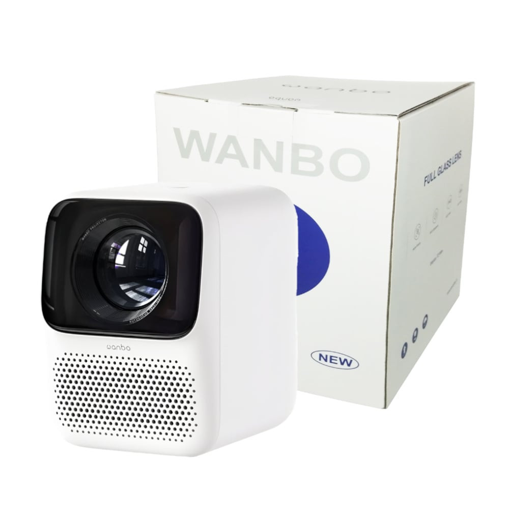 T2 MAX 1080P 450ANSI Android 9.0 Smart Projector – White