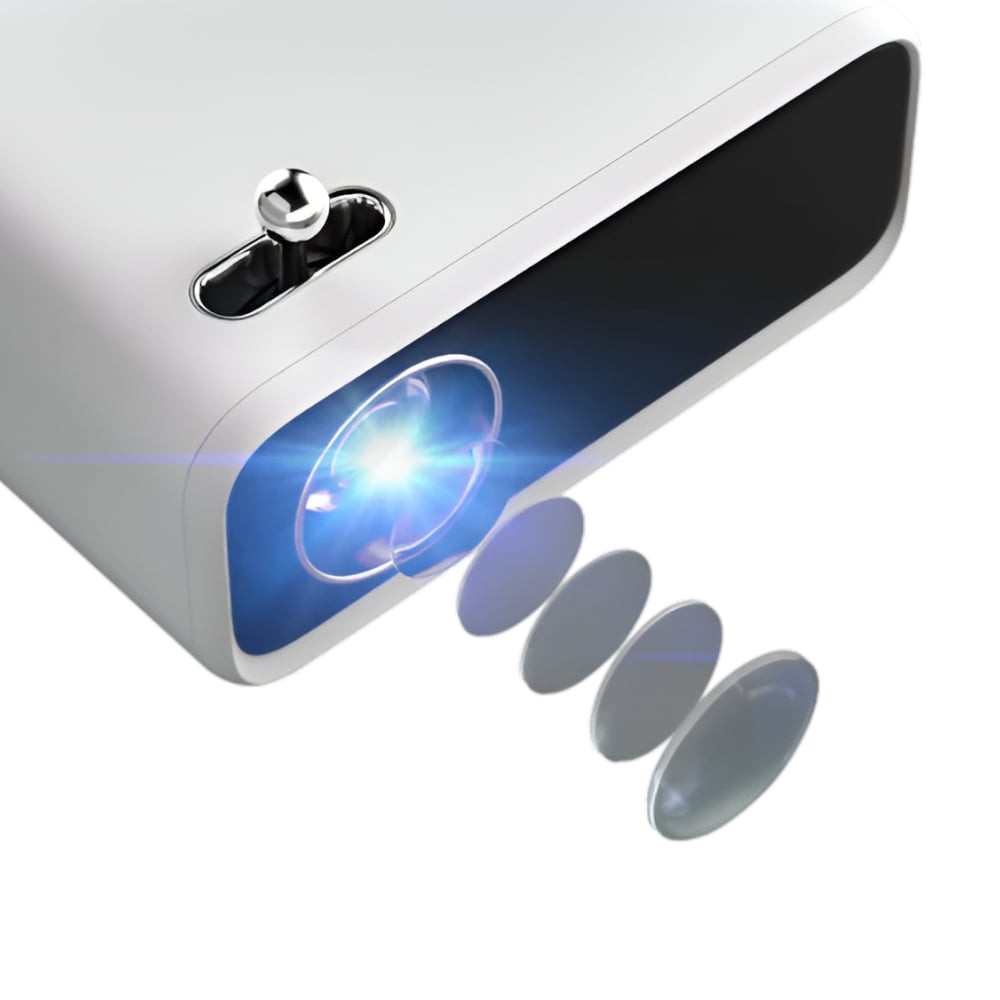 MINI PRO 720p 250ANSI Android 9.0 Smart Projector – White