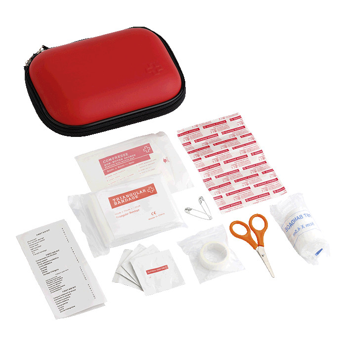 16 Piece First Aid Kit in EVA Case