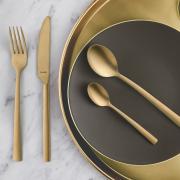 Manille 16pce Gold Cutlery Set