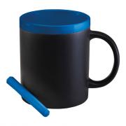 300ml Stoneware Chalk Board Mug - Cobalt