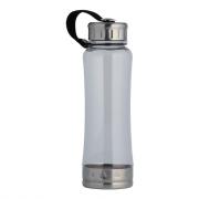 650ml Water Bottle With Carry Strap - Clear