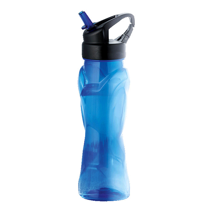 570ml Curved Body Water Bottle - Blue