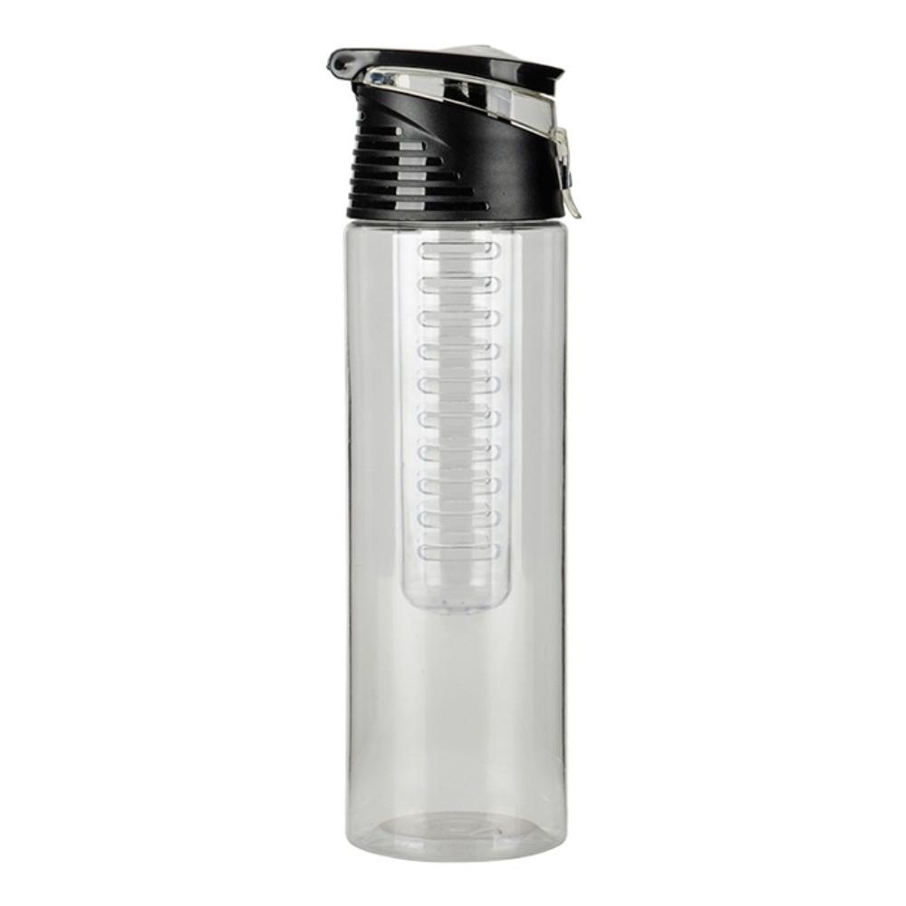 700ml AS Fruit Infuser Water Bottle With Carry Handle - Clear