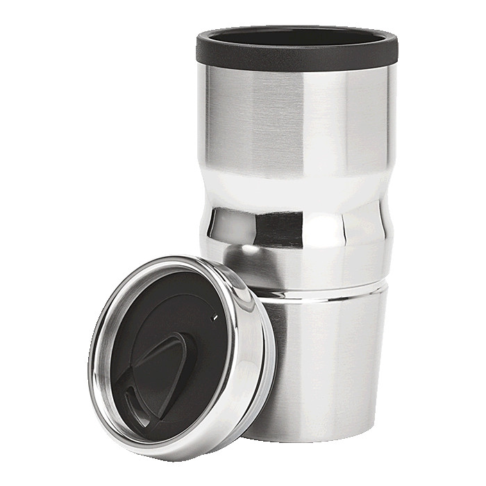 420ml Stainless Steel and Polypropylene Tumbler - Black