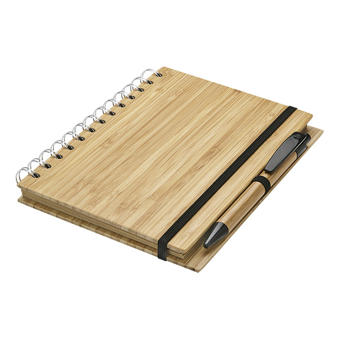 Bamboo Notebook and Pen - Natural