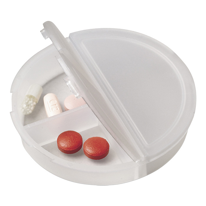 Round 3 Compartment Pill Holder - Neutral