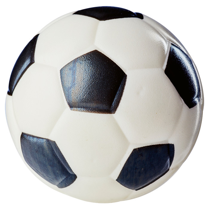 Summit Soccer Shaped Stress Ball - Black