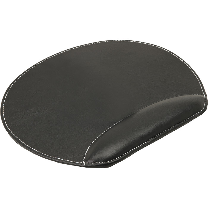 Mouse Pad with Padded Rest - Black