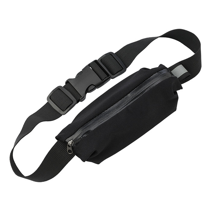 Neoprene Water Repellent Waist Bag - Black